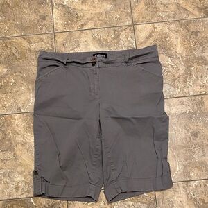 Kenneth Cole Charcoal Women's Bermudas